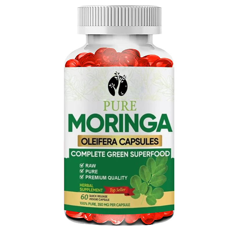 Moringa Leaf Powder - Moringa-capsules -60 capsules 3X hoogefficiënt antioxidant