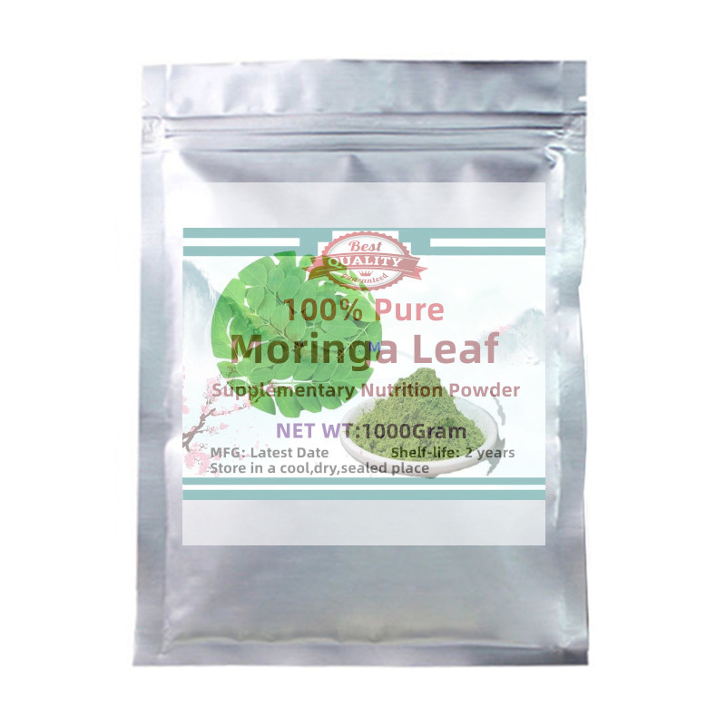 Moringa Leaf Powder - Biologisch Moringa-bladpoeder 100% puur natuurlijk kruidenextract
