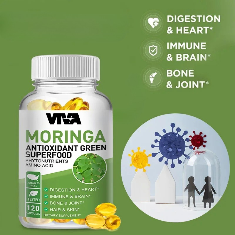 Moringa 1000 mg capsules, een  - Moringa Leaf Powder recensie en prijs