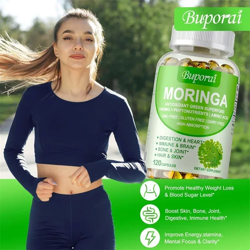 Moringa-capsules - verhoogt he - Moringa Leaf Powder recensie en prijs