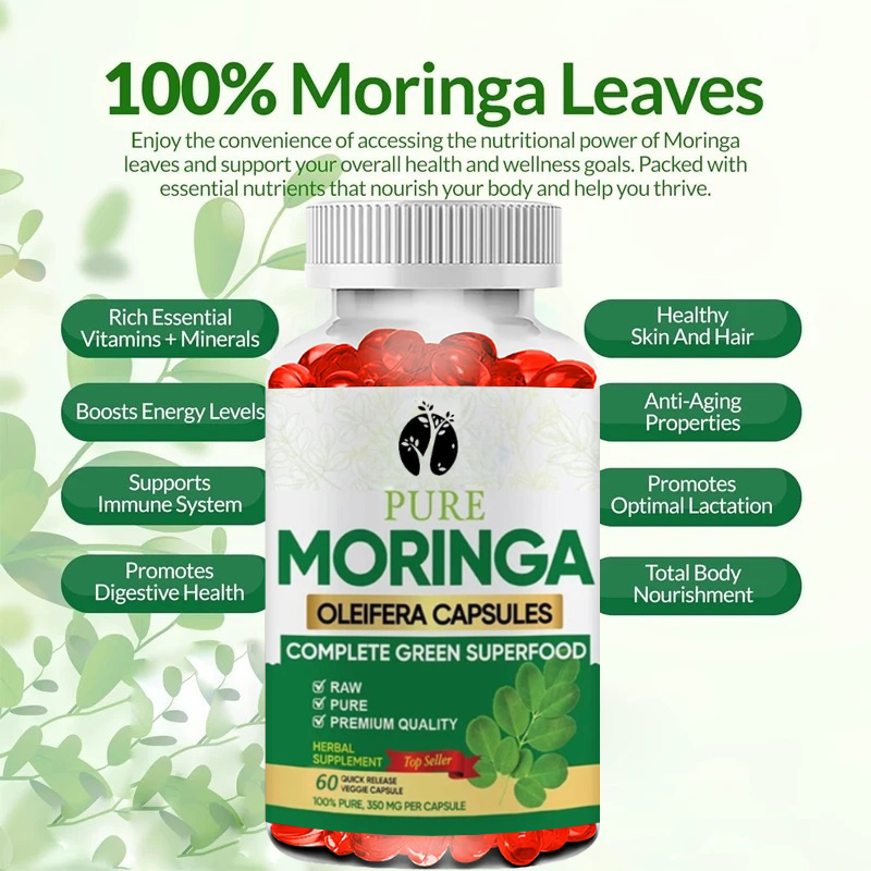 Moringa-capsules -60 capsules  - Moringa Leaf Powder recensie en prijs
