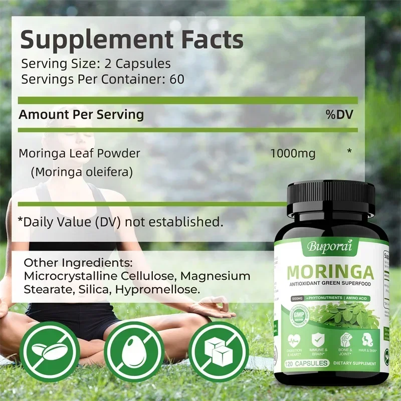 Moringa-capsules - Antioxidant - Moringa Leaf Powder recensie en prijs