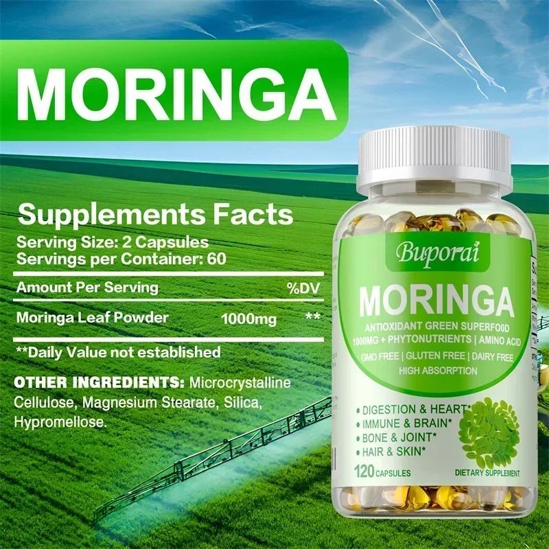 Moringa-capsules - Ondersteuni - Moringa Leaf Powder recensie en prijs