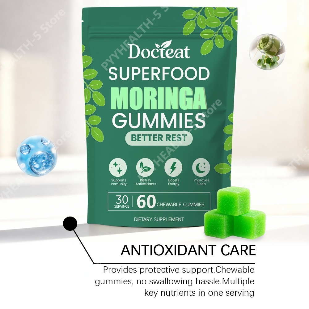 Docteat Moringa Gummies met B1 - Moringa Leaf Powder recensie en prijs