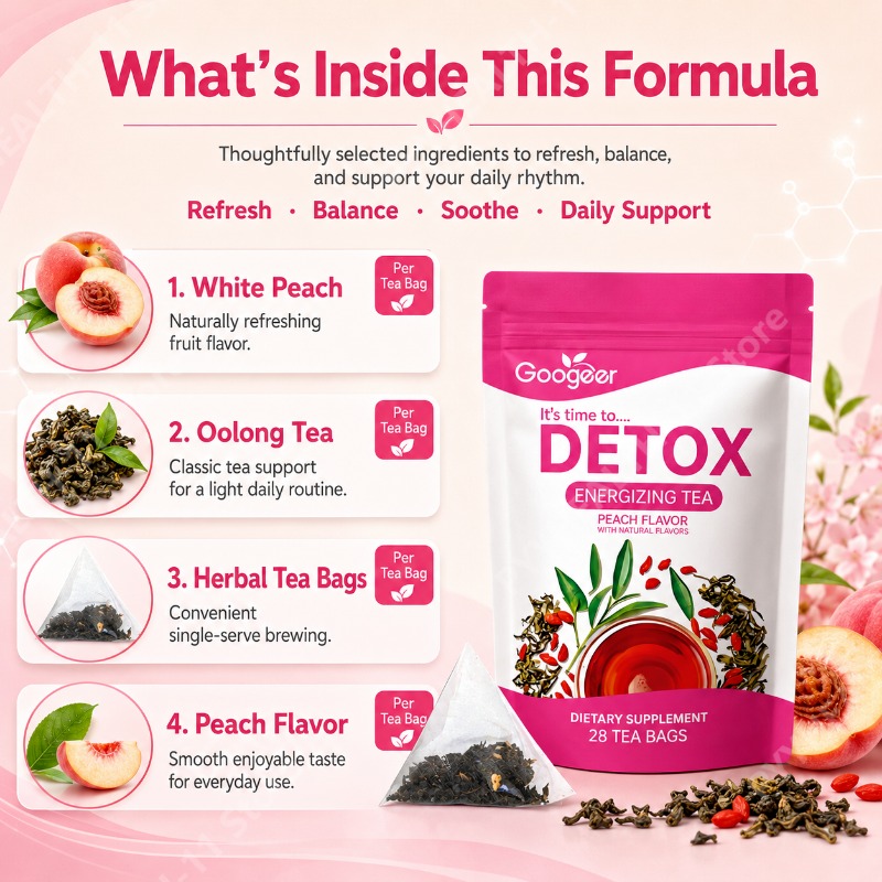 Natuurlijke Perzik Oolong Thee - Herbal Wellness Drink recensie en prijs