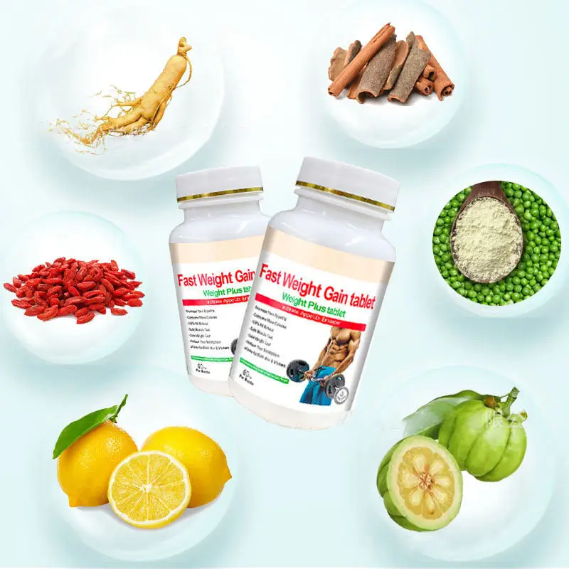 2-flessen tablet met snelle ge - Herbal Weight Gain recensie en prijs