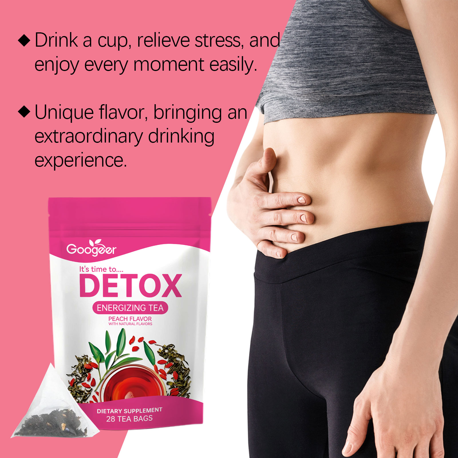 Googeer 28pcs Kruiden Detox Th - Herbal Weight Gain recensie en prijs