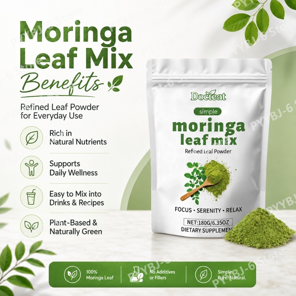 Docteat Moringa Bladerpoeder,  - Moringa Leaf Powder recensie en prijs
