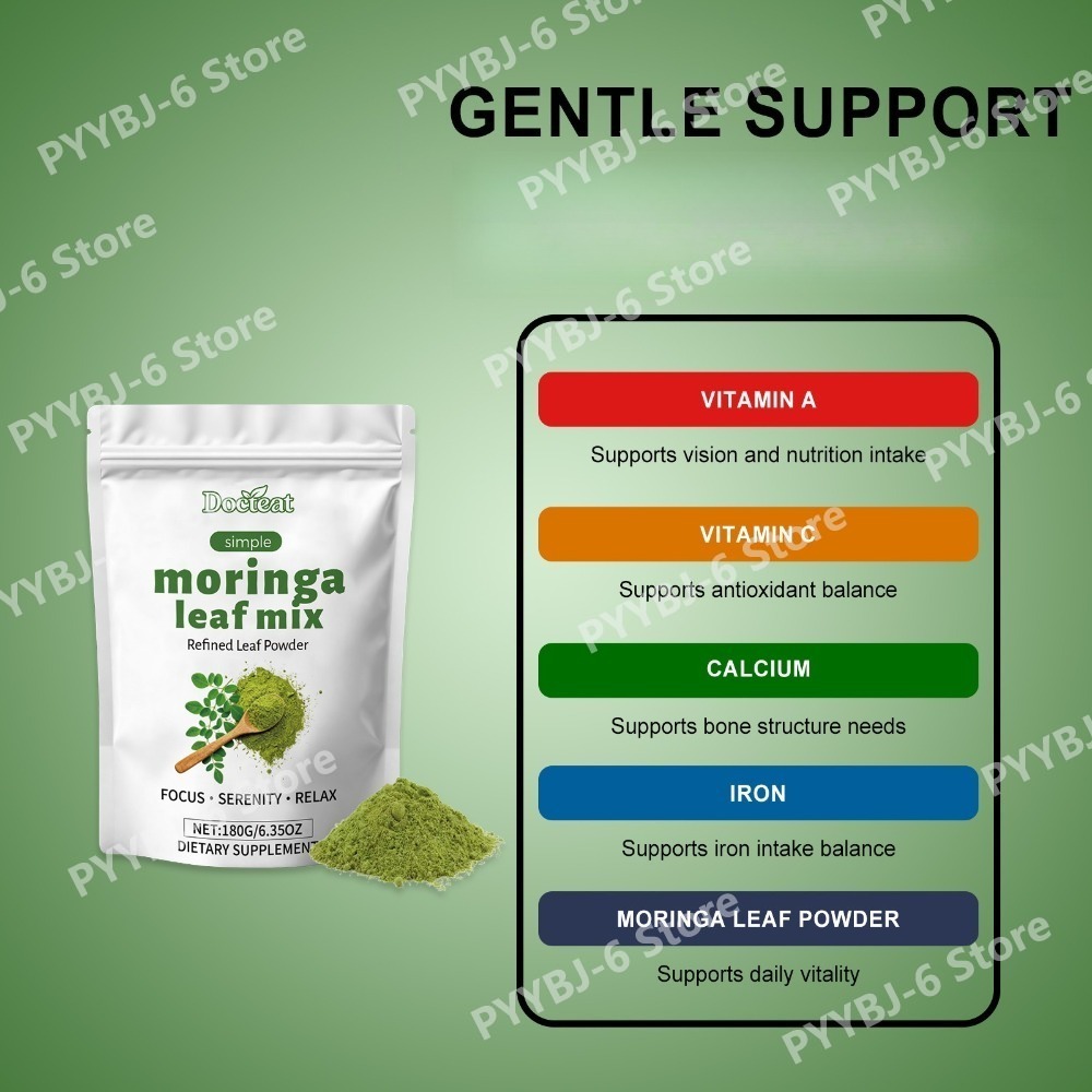 Docteat Moringa Bladerpoeder,  - Moringa Leaf Powder recensie en prijs
